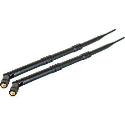 Super Power Supply® 2 x 9dBi 2.4GHz 5GHz Dual Band WiFi RP-SMA Style 2 Antennas for WiFi Range Extender Netgear EX6200 PCI-E Express Cards