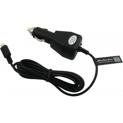 Super Power Supply® DC Car Charger Adapter Cord for Garmin G60 Gpsmap 62 62s 62sc 62st 62stc Montana 600 650 650t MiniUSB Mini USB Plug