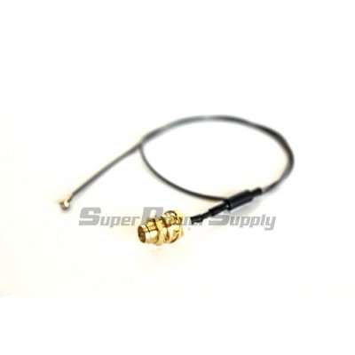 Super Power Supply® 1 x 4" inch / 20cm U.FL / IPX Mini PCIe to RP-SMA Antenna Pigtail