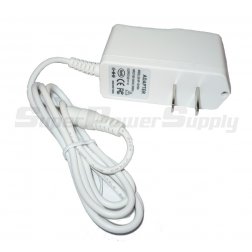 Super Power Supply® AC / DC Adapter Charger Cord 12V 1A (1000mA) 5.5mm x 2.1mm White Case Wall Barrel Plug 5.5x2.1mm