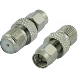 Super Power Supply® SMA Male to F Female RF Adapter Coax Coaxial Connector