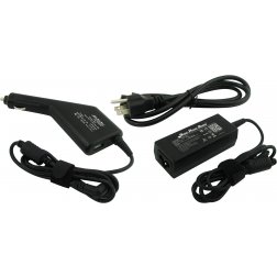 Super Power Supply® AC Charger Cord 2 in 1 Combo Wall + Car for HP Mini 2075nr ; 2102 ; Compaq Cq10 ; We449aa#aba 40W Netbook Notebook Battery Plug