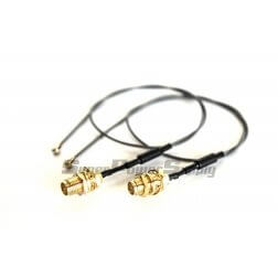 Super Power Supply® 2 x 4" inch / 10cm U.FL / IPX Mini PCIe to RP-SMA Antenna Pigtail WiFi Cable