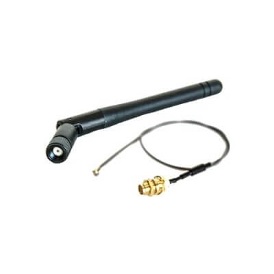 Super Power Supply® 1 x 2dBi RP-SMA Dual Band 2.4GHz 5GHz + 1 x 8in / 20cm U.fl / IPEX Cable Antenna Mod Kit
