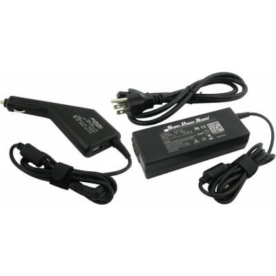 Super Power Supply® AC / DC Charger Cord 2 in 1 Combo Wall + Car for Dell Latitude E5420 E5520 E6250 E6320 E6420 E6520 Netbook Notebook Battery Plug